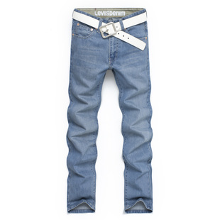  【VIP专享活动】春夏新款 男式薄型直筒牛仔长裤 直筒裤子