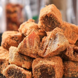  【淘豆】特产牛肉干-休闲零食品 XO酱烤牛肉粒200g 特价包邮