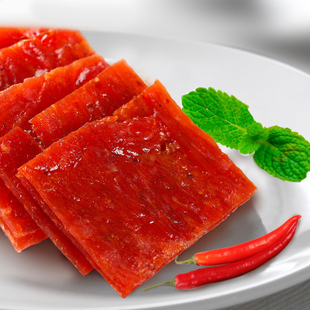  【淘豆】香辣猪肉脯200g 美食休闲零食品 靖江肉脯 包邮特价