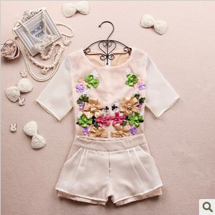 <em>花朵雪纺短裤</em>【正品秒杀】,<em>花朵雪纺短裤</em>厂家