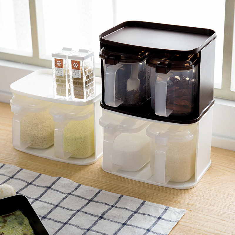 家用厨房调料盒组合装 日本进口塑料佐料调味收纳盒套装 厨房用品|ruв категории кухня/посуда, кухонный Гаджет/кухня хранения, тарного хранения/кухня хранения посуды, приправы бутылки - от Buy2taobao.com для оказания профессиональной услуги покупки агента Taobao