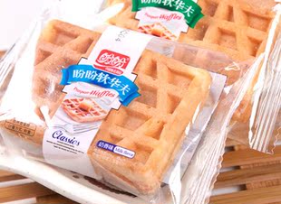  千盛 盼盼软华夫饼168g 奶香 原味 美式华夫饼 夹心蛋糕