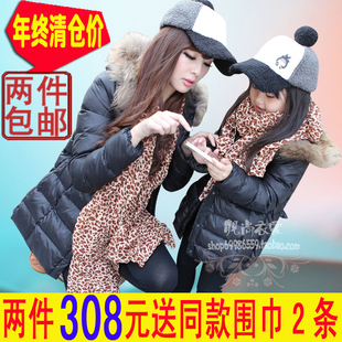  亲子装冬装秋装款全家装羽绒服母女装童装女童棉衣棉服外套女