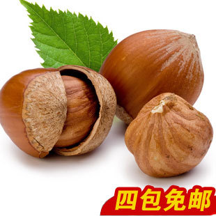  4袋包邮【靖哥哥】新货 坚果 新疆野生奶油味开口榛子200g