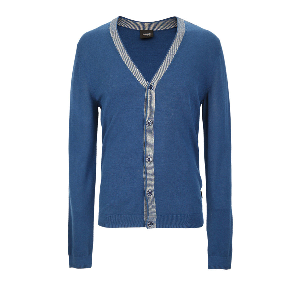 HUGO BOSS雨果博斯湖<em>蓝色</em>混合材质简约<em>男士</em>