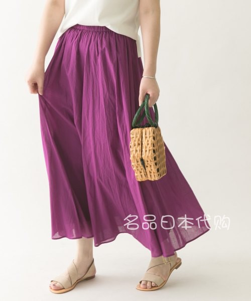 19AW ROSSO 女款纯棉褶皱半身长裙 名品日本代购 05在类目 女装/女士精品, 半身裙中 - 来自Buy2taobao.com提供专业的淘宝代购服务