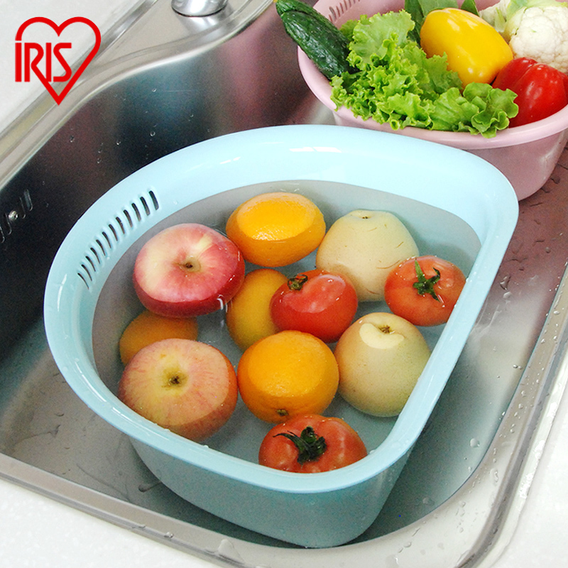Alice Japan IRIS kitchen Antibacterial Antifungal Green resin Trays fruit Drain Basin KA-36AGin the Tableware , Tableware , Fruit bowl/Fruit plate/Hamper category - from Buy2taobao.com to provide professional Taobao agent buy service