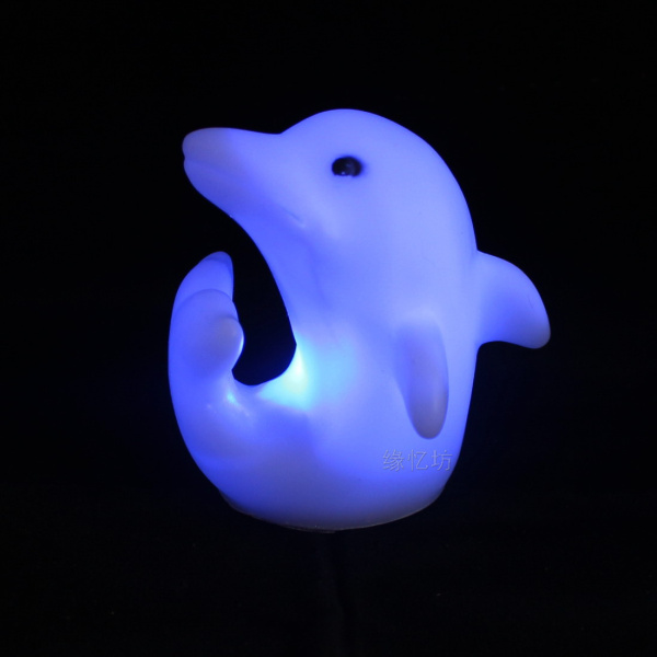 七彩海豚小夜灯 LED小夜灯 创意礼品批发 地摊热销货源新奇特玩具
