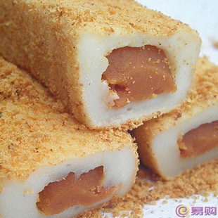  台湾特产进口零食品 三叔公麻薯 雪之恋手造麻薯【花生味】180g