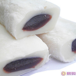  台湾特产进口零食品 三叔公麻薯 雪之恋手造麻薯【红豆味】180g