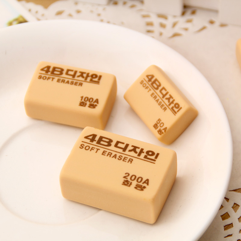 原装正品 南韩4B橡皮擦 50A 100A 200A 花郎4B橡皮擦 考试橡皮擦|ruв категории электронный словарь/электрический бумажных книг/канцелярские принадлежности, повседневной школьных принадлежностей, ластик - от Buy2taobao.com для оказания профессиональной услуги покупки агента Taobao