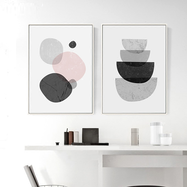 布颜 几何 北欧客厅装饰画沙发背景墙现代简约卧室挂画餐厅壁画在类目 家居饰品, 装饰画, 现代装饰画中 - 来自Buy2taobao.com提供专业的淘宝代购服务