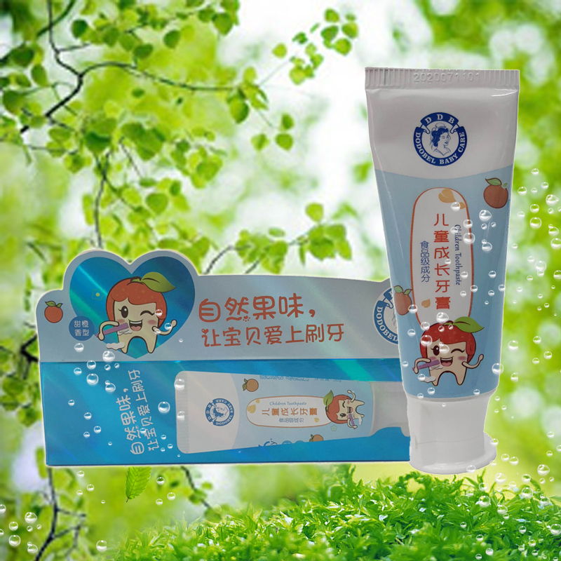 朵朵贝儿儿童成长牙膏甜橙味道50克宝宝牙膏 俩支包邮 只卖真货在类目 尿片/洗护/喂哺/推车床, 牙胶/牙刷/牙膏, 牙膏中 - 来自Buy2taobao.com提供专业的淘宝代购服务