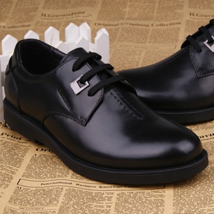  春天版新款 大气英伦商务休闲 透气鞋子 软牛皮男鞋皮鞋 真皮正品