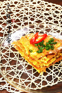  菜男鲜虾米煎蛋 海鲜私房菜海虾土鸡蛋 菜谱分享非商品