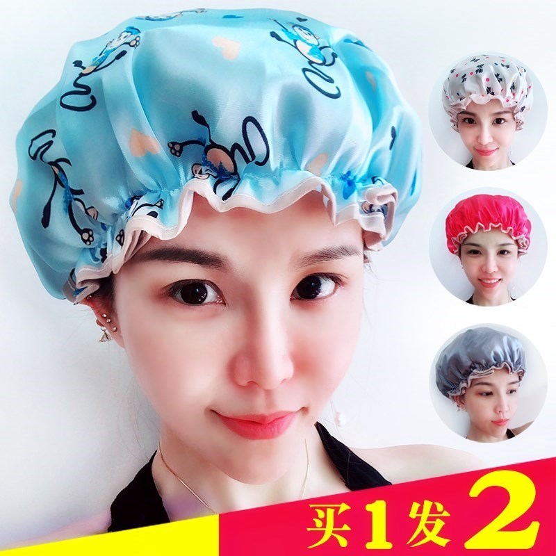 Preferred淋浴浴帽防水加大成人女款加厚可爱洗头帽防油帽洗澡在类目 家庭/个人清洁工具, 个人洗护清洁用具, 浴帽中 - 来自Buy2taobao.com提供专业的淘宝代购服务