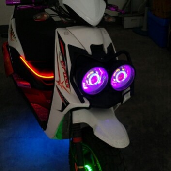 Bobcats duck Zuma Land Rover 150 lens Hernia lamp Angel eye The headlamps Assembly refit lens Devil Eyein the Motorcycle/Equipment/Fitting , Others Motorcycle Accessories category - from Buy2taobao.com to provide professional Taobao agent buy service