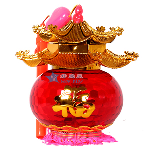  蛇年春节装饰灯笼 新年大宫廷七彩闪光挂饰彩灯 带音乐需电池