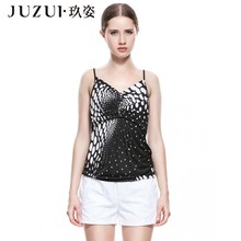 玖姿JUZUI专柜正品2014初春新款女装时尚吊带衫JWSC81219图片