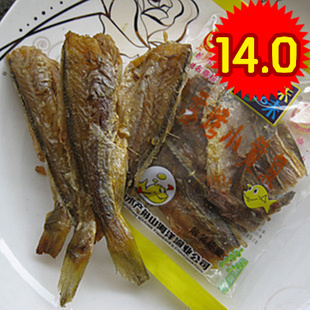  特价秒杀明珠香烤小黄鱼鱼干舟山海鲜海味零食独立包装即食250g