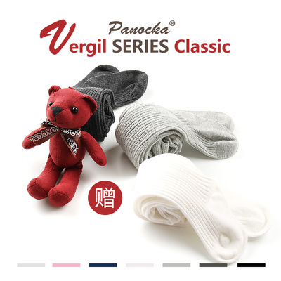 Panocka春秋夏儿童宝宝裤袜薄女童打底裤纯棉长筒袜子婴儿连裤袜