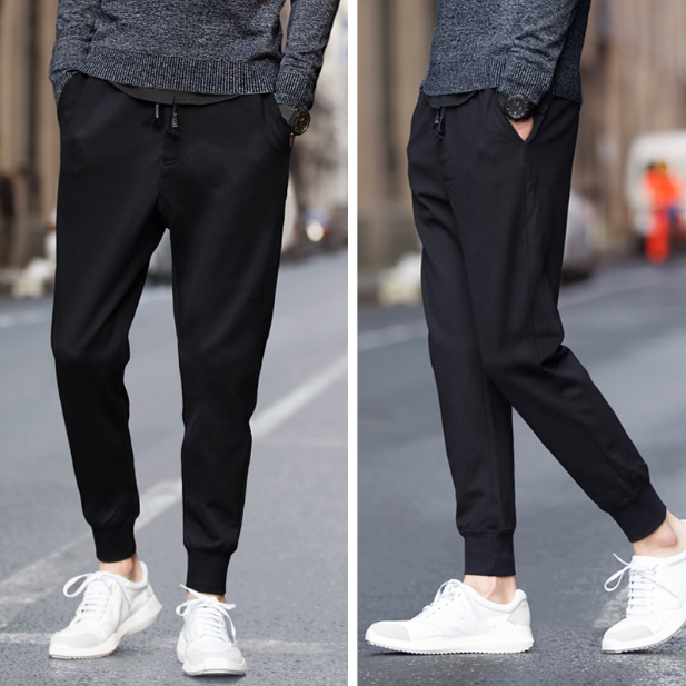 2017 new pattern Autumn Korean Edition Nine points Sports pants trousers man Trend Casual pants Autumn men's wear studentin the Men's clothing, Casual pants category - from Buy2taobao.com to provide professional Taobao agent buy service