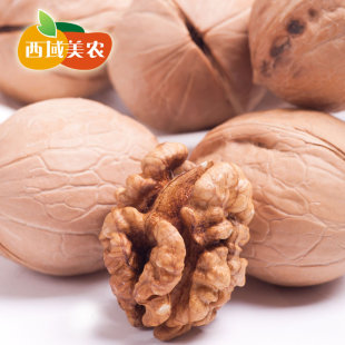  聚特产西域美农 新疆特产零食特级薄皮大核桃500g 包邮