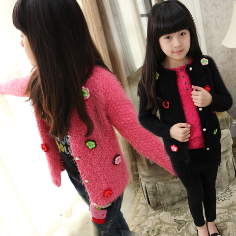 热销<em>童装毛衣</em>针织衫 <em>女</em>童装秋装2013新款花朵