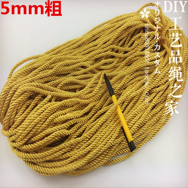 5mm粗绳子10mm粗 三股扭绳 晾衣绳 捆绑绳 手提金色绳 装饰用绳|ruв категории домашний ткань, швейная diy материалов, инструментов и готовой продукции, швейная diy аксессуары/аксессуары/аксессуары, канат - от Buy2taobao.com для оказания профессиональной услуги покупки агента Taobao