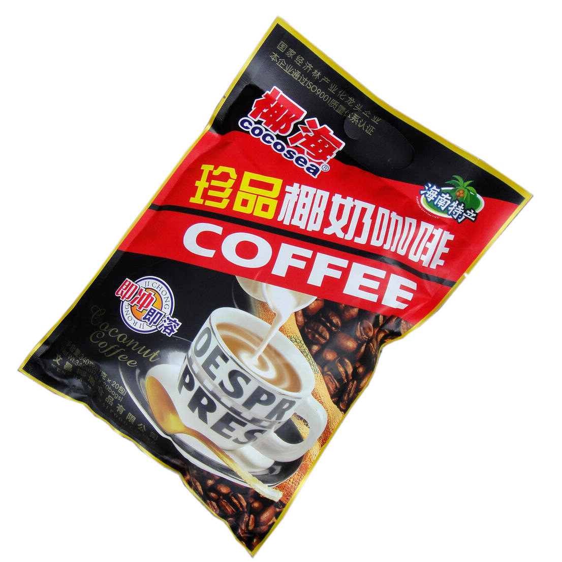 海南特产 满48元包邮 椰海珍品椰奶咖啡340克 速溶4合咖啡在类目 咖啡/麦片/冲饮, 速溶咖啡/咖啡豆/粉, 速溶咖啡中 - 来自Buy2taobao.com提供专业的淘宝代购服务