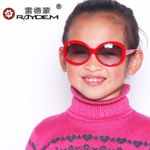  新款正品 男女儿童太阳眼镜太阳镜蛤蟆镜墨镜潮防紫外线复古