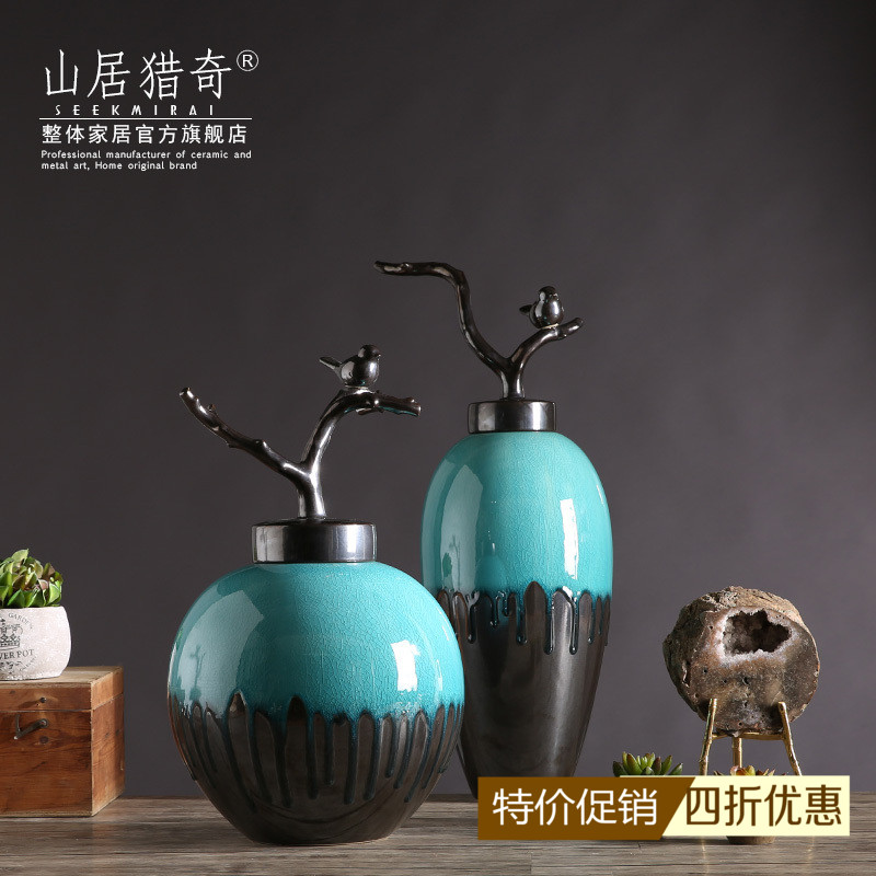 modern New Chinese style Home Decor Living room TV cabinet Decoration originality Arts and Crafts ceramics branch Jarin the Home accessories , Decoration category - from Buy2taobao.com to provide professional Taobao agent buy service