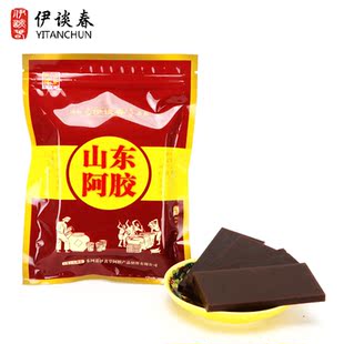  买三送一 伊谈春正宗山东东阿原产阿胶片/阿胶块 250克 正品包邮