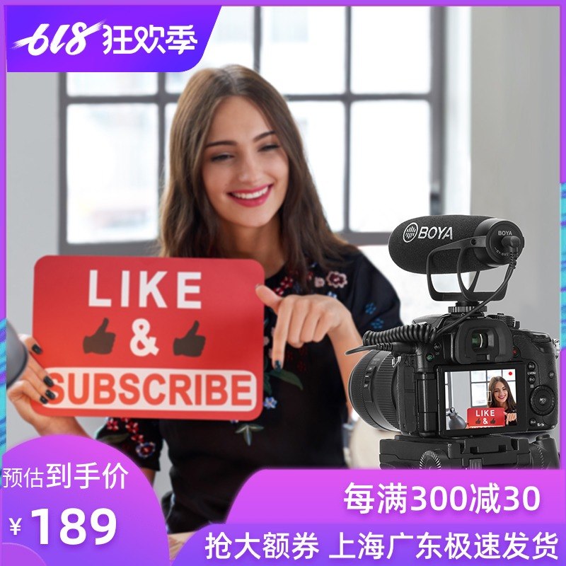 博雅BY-BM2021麦克风话筒 枪型录音麦克风 单反相机采访拍摄视频录制录音话筒 指向性拍摄收音器|ruв категории видео электрических приборов, микрофон/микрофон - от Buy2taobao.com для оказания профессиональной услуги покупки агента Taobao
