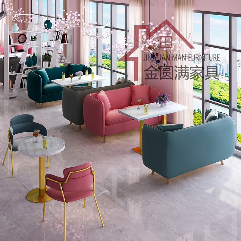 北欧大理石奶茶甜品店沙发桌椅组合咖啡厅休闲桌椅小吃蛋糕店桌子|msdalam kategori Perniagaan/perabot pejabat, makanan/perabot penaik, Sofa - dari Buy2taobao.com untuk memberikan perkhidmatan ejen Taobao profesional membeli