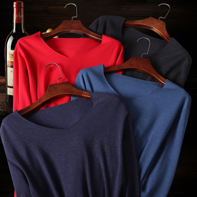 宝派加绒男士发热无痕保暖内衣套装男红秋衣秋裤女薄款大码青年冬