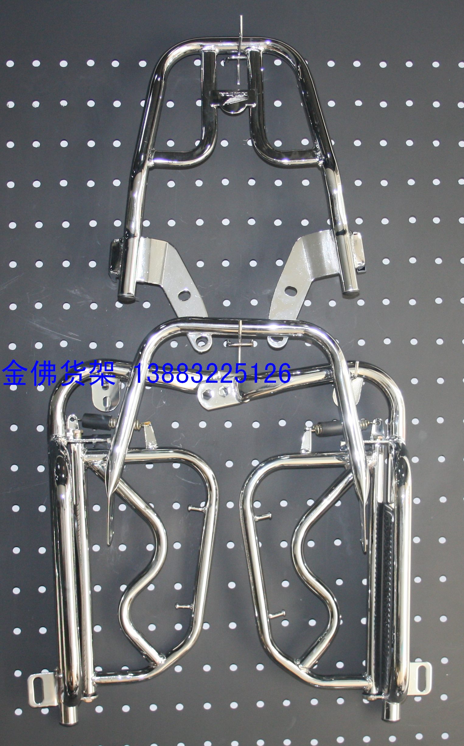 本田战鹰SDH150-A侧翻脚踏及货架\/战鹰改装