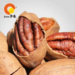  子味 特级奶香碧根果 长寿果 美国山核桃 190g*2袋