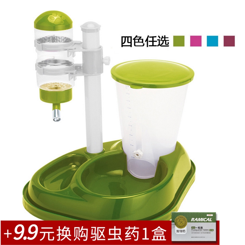 狗狗自动喂食器饮水机器泰迪博美猫狗喂水喂食狗双碗宠物用品包邮|ruв категории животное/Животное питание и принадлежностей, кошка/собака товаров, автоматический питатель - от Buy2taobao.com для оказания профессиональной услуги покупки агента Taobao