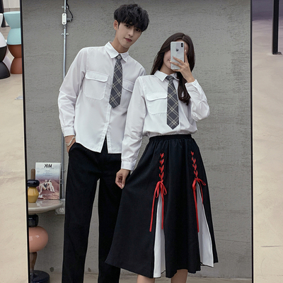 韩版班服学院风套装初高中学生运动合唱演出毕业校服日系jk制服冬