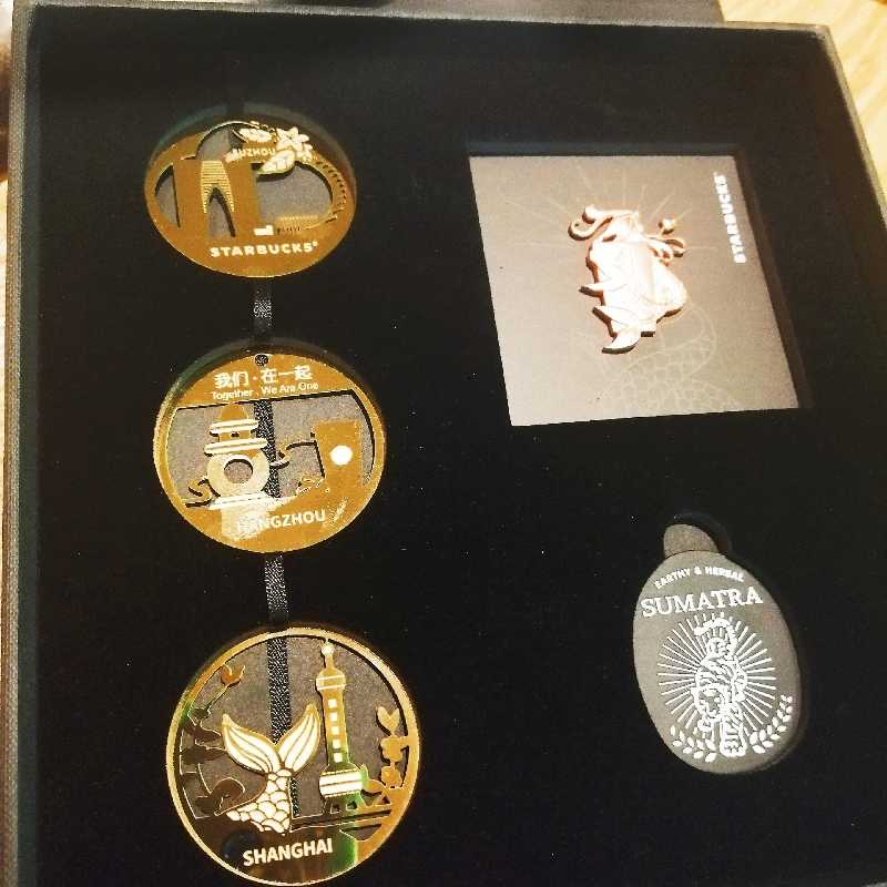 Starbucks China 20 Anniversary Partner Anniversary Gift box Jiangsu Landmarks bookmark coffee Place of Origin pin Satchelin the Electronic Dictionary/Electronic paper book/Stationery , The paper book , Bookmarks category - from Buy2taobao.com to provide professional Taobao agent buy service