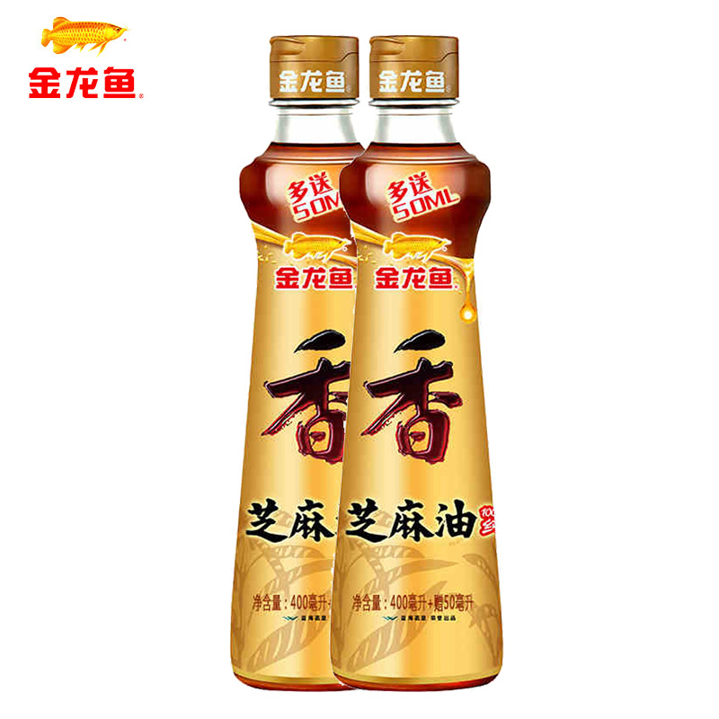 金龙鱼芝麻油(400+50)ml*2瓶 盖不住的纯芝麻香|ruв категории зерно риса/север и Юг сухих грузов/приправы, растительное масло/Ароматизированные масла, другие - от Buy2taobao.com для оказания профессиональной услуги покупки агента Taobao