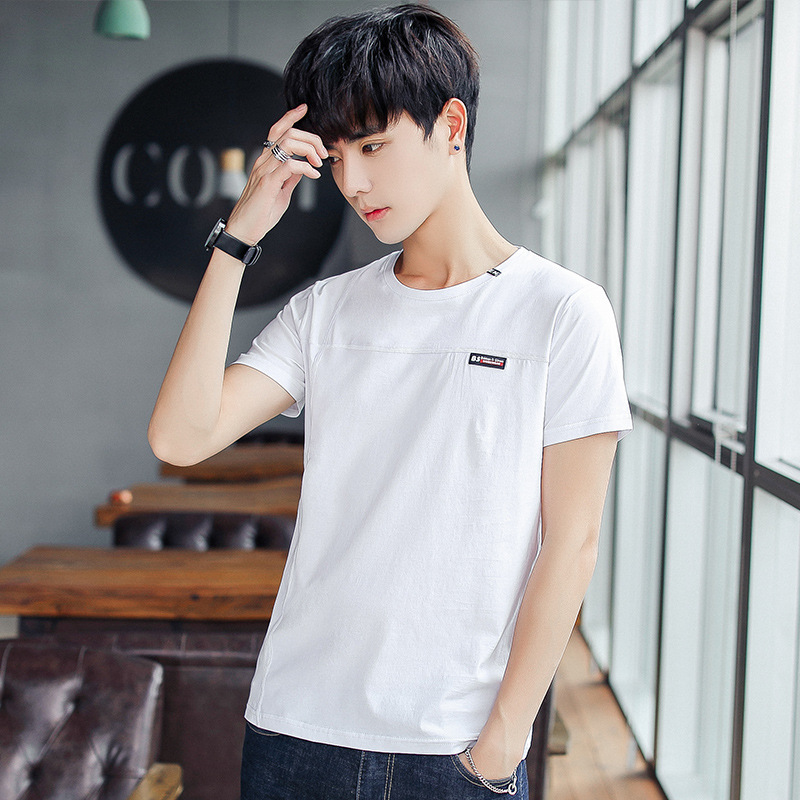 Short sleeved T-shirt men's wear new pattern Solid Base coat Solid Self cultivation T-shirts Versatile Teenagers student summer clothesin the Sports/Yoga/Fitness/Fans supplies , Swim , Beach pants category - from Buy2taobao.com to provide professional Taobao agent buy service