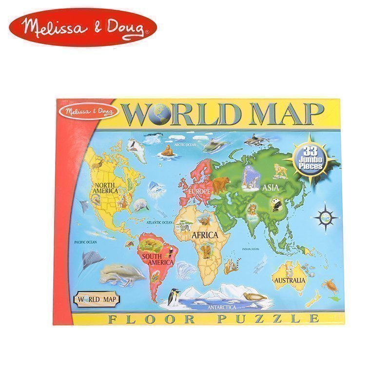 美国melissa doug加厚型儿童拼图地图拼板 儿童益智拼图 幼儿玩具在类目 玩具/童车/益智/积木/模型, 串珠/拼图/配对/拆装/敲打玩具, 拼图/拼板中 - 来自Buy2taobao.com提供专业的淘宝代购服务