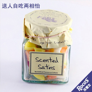  英国进口 莱斯特 特浓郁丝滑糖果 玻璃瓶装 超不二家棒棒糖190g