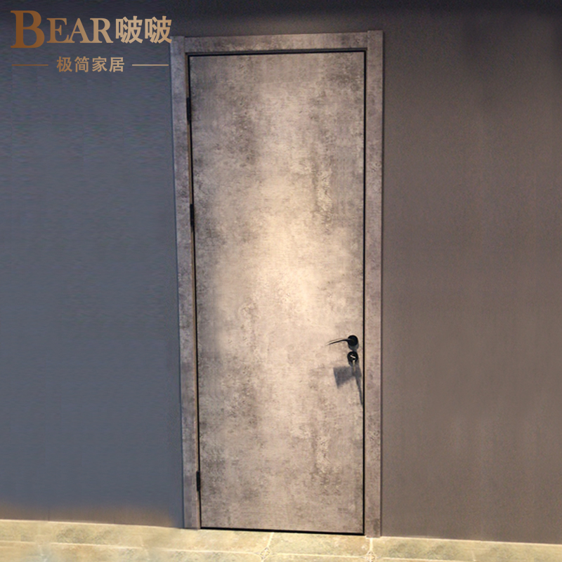 Wooden doors Northern Europe Japanese Bedroom door Modern minimalist Wooden doors household solid wood reunite with Interior doors Door Cement Greyin the Whole house custom , Door , Interior doors category - from Buy2taobao.com to provide professional Taobao agent buy service