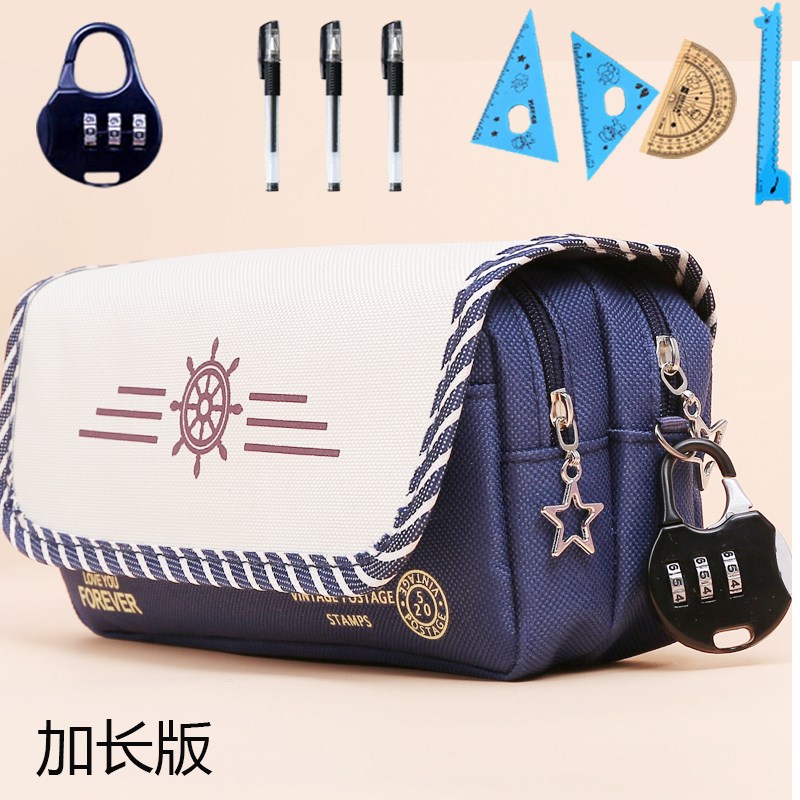 Pencil bag capacity multi-storey Stationery Boys and girls Primary and secondary school students Simplicity Pencil box originality Korean Edition Pencil Bagin the Toy/Childs/Puzzle/Building block/Model , Bags for children/Backpack/Bags , Trunk/Storage box category - from Buy2taobao.com to provide professional Taobao agent buy service
