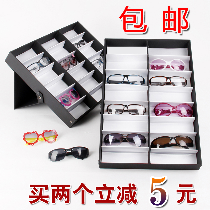Large glasses Display box Sunglasses Sunglasses Shelf Bracket Stall counter Multi-grid Arrangement Storage display Bracketin the Business/Office Furniture , Shelf/Showcase , Glasses shelves category - from Buy2taobao.com to provide professional Taobao agent buy service