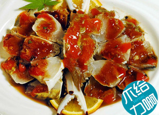  预售莱州三山岛正宗自家腌制野生螃蟹红膏梭子蟹海鲜 腌螃蟹 零食