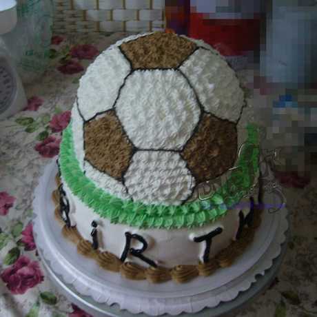 创意个性蛋糕\/世界杯足球蛋糕\/成都足球迷生日